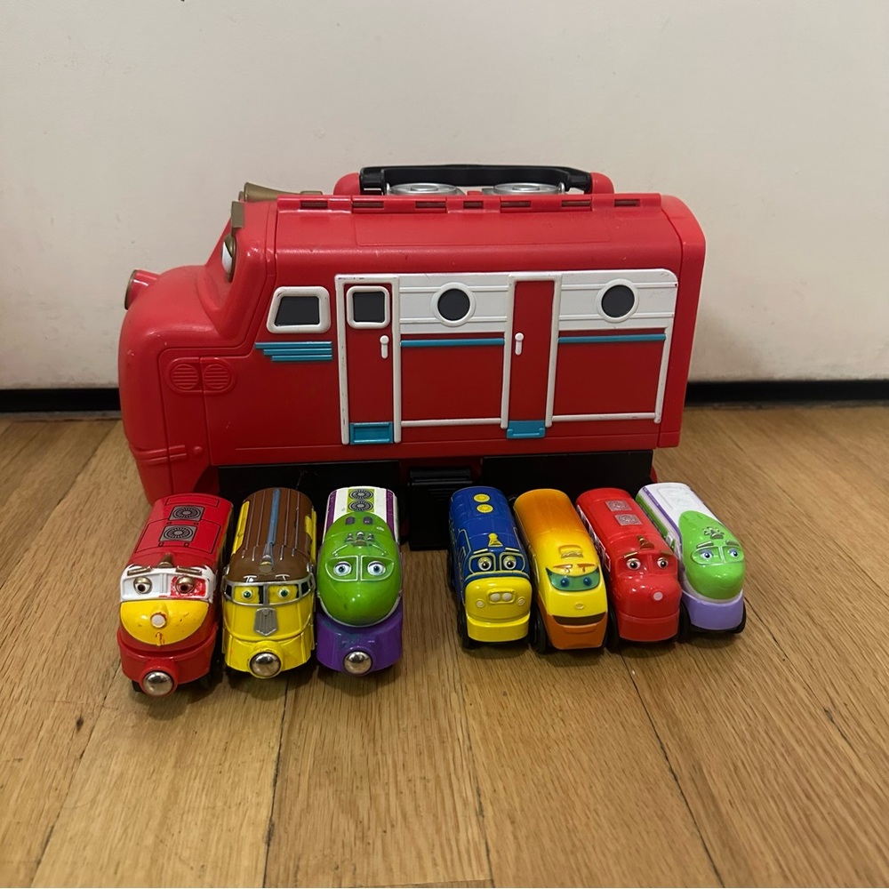 Chuggington Wilson Carry Case For Diecast Train Cars